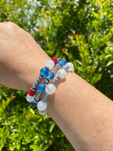 Red White and Blue  Bracelet