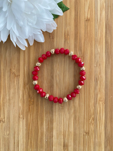 Red and Gold Bracelet