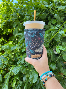 Luna Moth Mushrooms (Custom) Cup Cozy / Coffee Cozy