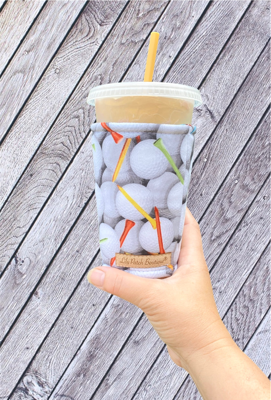 Golf Balls, Golfing Coffee Cozy // Cup Cozy